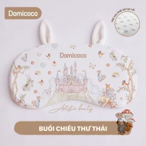 Gối silicon hình đám mây cho bé (có tai thỏ)